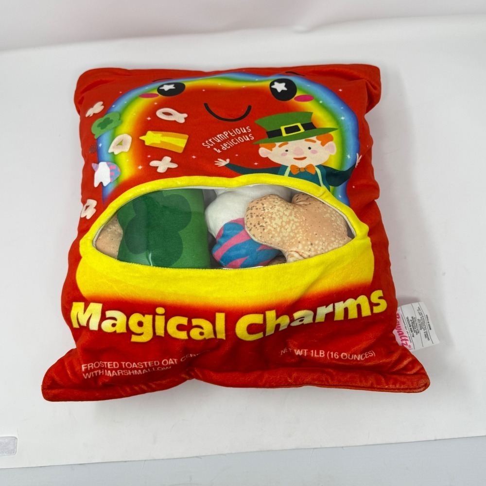 Bewaltz Kids Red Magical Charms Cereal Bag Plush Pillow Interactive Kawaii Toy
